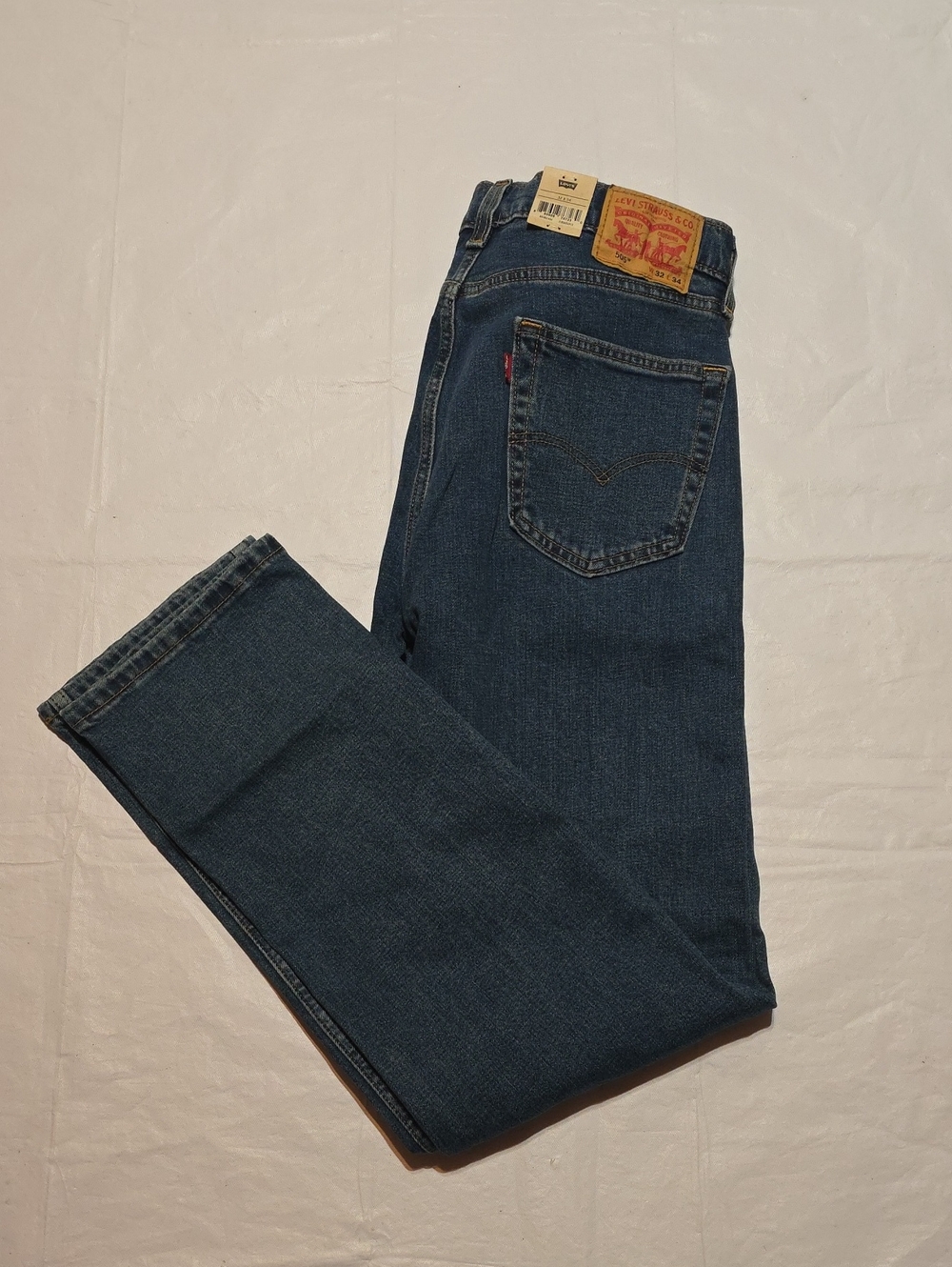 Levi's NWT Men's 505 Straight Leg Stretch Dark Wash Jeans 32x34
